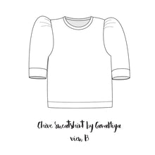 Load image into Gallery viewer, Chive bundle sweatshirt and dress patterns
