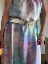 Load image into Gallery viewer, 26208 Hand-Dyed Deadstock Satin Cupro Maxi Dress — One of a Kind