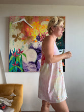 Load image into Gallery viewer, Ice-Dyed Hemp/Rayon Tank Dress — One of a Kind