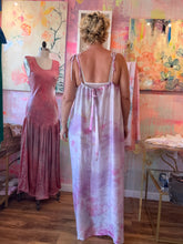 Load image into Gallery viewer, 26210 Hand-Dyed Deadstock Cupro Maxi Dress — One of a Kind