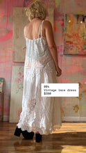 Load image into Gallery viewer, Dress made from vintage lace 26004