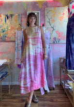 Load image into Gallery viewer, 26214 Rose Petal Hand-Dyed Deadstock Satin Cupro Maxi Dress