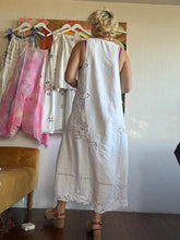 Load image into Gallery viewer, 26131 Antique Linen Cutwork Tank Dress