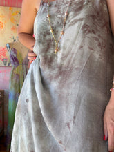 Load image into Gallery viewer, Hand-Dyed Cupro Column Dress with Adjustable Tie Straps