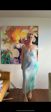 Load image into Gallery viewer, 26179 Bias Cut Slip Dress in Hand-Dyed Cupro — lagoon mist  | Size M/L