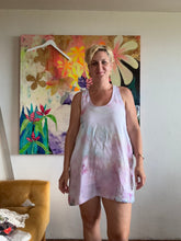Load image into Gallery viewer, Ice-Dyed Linen/Rayon Tank Dress — One of a Kind