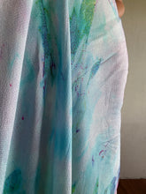 Load image into Gallery viewer, Hand-Dyed Cupro Maxi Dress — Watercolor Abstract, One of a Kind