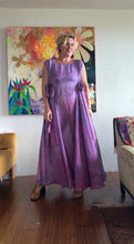Load image into Gallery viewer, Circle Tie Dress in Crushed Grape