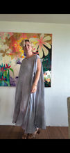 Load image into Gallery viewer, Hand-Dyed Cupro Shimmer Dress — Multi-Wear