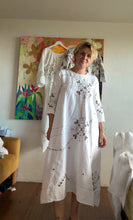Load image into Gallery viewer, Antique Linen Cutwork Embroidered Dress — One of a Kind