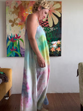 Load image into Gallery viewer, 26208 Hand-Dyed Deadstock Satin Cupro Maxi Dress — One of a Kind