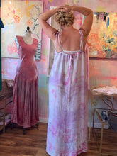 Load image into Gallery viewer, 26210 Hand-Dyed Deadstock Cupro Maxi Dress — One of a Kind
