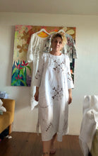 Load image into Gallery viewer, Antique Linen Cutwork Embroidered Dress — One of a Kind
