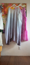 Load image into Gallery viewer, Hand-Dyed Cloud cupro Kaftan Dress — Adjustable Shoulder