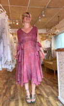 Load image into Gallery viewer, 26201 Hand Dyed Cupro Wrap Dress — One of a Kind