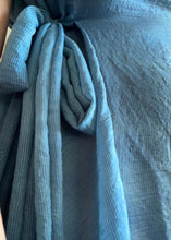 Load image into Gallery viewer, Circle Tie Dress in Hand-Dyed Blue