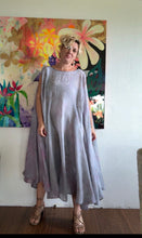 Load image into Gallery viewer, Hand-Dyed Cupro Shimmer Dress — Multi-Wear
