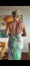 Load image into Gallery viewer, 26179 Bias Cut Slip Dress in Hand-Dyed Cupro — lagoon mist  | Size M/L