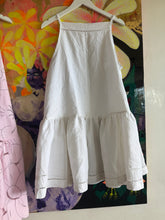 Load image into Gallery viewer, 26126 Handmade Vintage Linen Tablecloth Dress – Size S/M/L