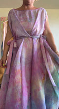 Load image into Gallery viewer, Hand-Dyed Deadstock Cupro Circle Tie Dress — Floor Length, One Size