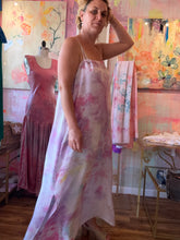 Load image into Gallery viewer, 26210 Hand-Dyed Deadstock Cupro Maxi Dress — One of a Kind