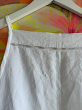 Load image into Gallery viewer, 26126 Handmade Vintage Linen Tablecloth Dress – Size S/M/L