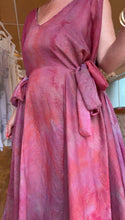 Load image into Gallery viewer, 26201 Hand Dyed Cupro Wrap Dress — One of a Kind