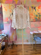 Load image into Gallery viewer, Floral Filet-Style Lace Top · 26288