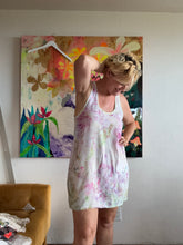 Load image into Gallery viewer, Ice-Dyed Bamboo/Rayon Tank Dress — One of a Kind