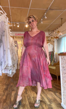 Load image into Gallery viewer, 26201 Hand Dyed Cupro Wrap Dress — One of a Kind