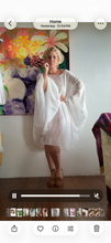 Load image into Gallery viewer, Cupro shimmer jellyfish dress
