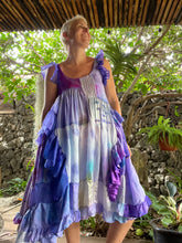 Load image into Gallery viewer, silk purple dress 25080
