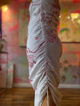 Load image into Gallery viewer, Bias cut cross stitch dress 250930