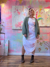 Load image into Gallery viewer, Bias cut cross stitch dress 250930