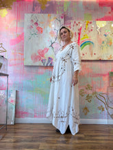 Load image into Gallery viewer, Tunic dress made from vintage linens 250921