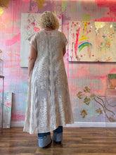 Load image into Gallery viewer, Crocheted duster with cap sleeve 250919