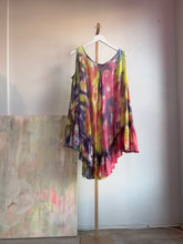 Load image into Gallery viewer, Tie dyed circle ruffle short dress