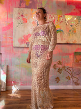 Load image into Gallery viewer, Crocheted lace dress 250937