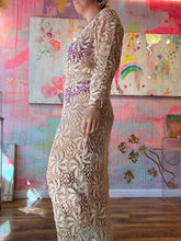 Load image into Gallery viewer, Crocheted lace dress 250937