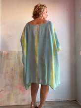 Load image into Gallery viewer, Silk linen hand dyed cover up