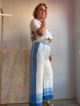 Load image into Gallery viewer, Vintage tablecloth pants