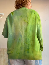 Load image into Gallery viewer, Upcycled hand dyed cashmere cardigan
