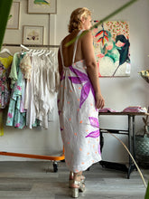 Load image into Gallery viewer, hand painted linen dress 25053