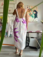 Load image into Gallery viewer, hand painted linen dress 25053