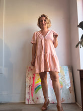 Load image into Gallery viewer, Embroidered linen dress