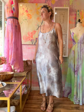 Load image into Gallery viewer, 26198 Hand-Dyed Cupro Satin Slip Dress — One of a Kind