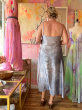 Load image into Gallery viewer, 26198 Hand-Dyed Cupro Satin Slip Dress — One of a Kind