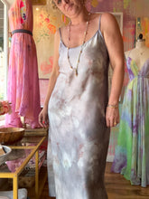 Load image into Gallery viewer, 26198 Hand-Dyed Cupro Satin Slip Dress — One of a Kind