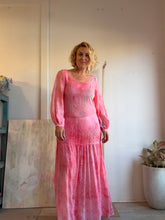 Load image into Gallery viewer, Drop waist pink dress 25050