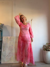 Load image into Gallery viewer, Drop waist pink dress 25050